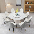 Sintered Stone Dining Table with 8 Chairs U823749