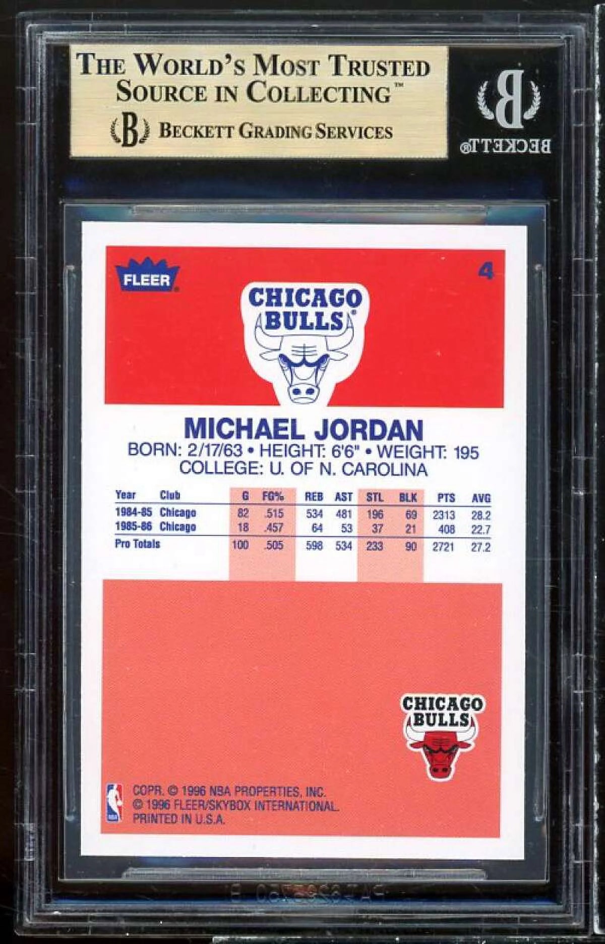 Michael Jordan Card A769873