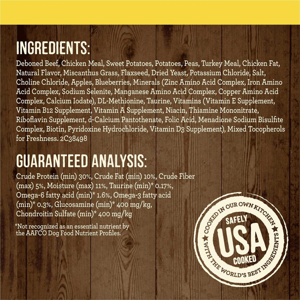 Grain-Free Real Beef Sweet Potato Dry Dog Food A8244