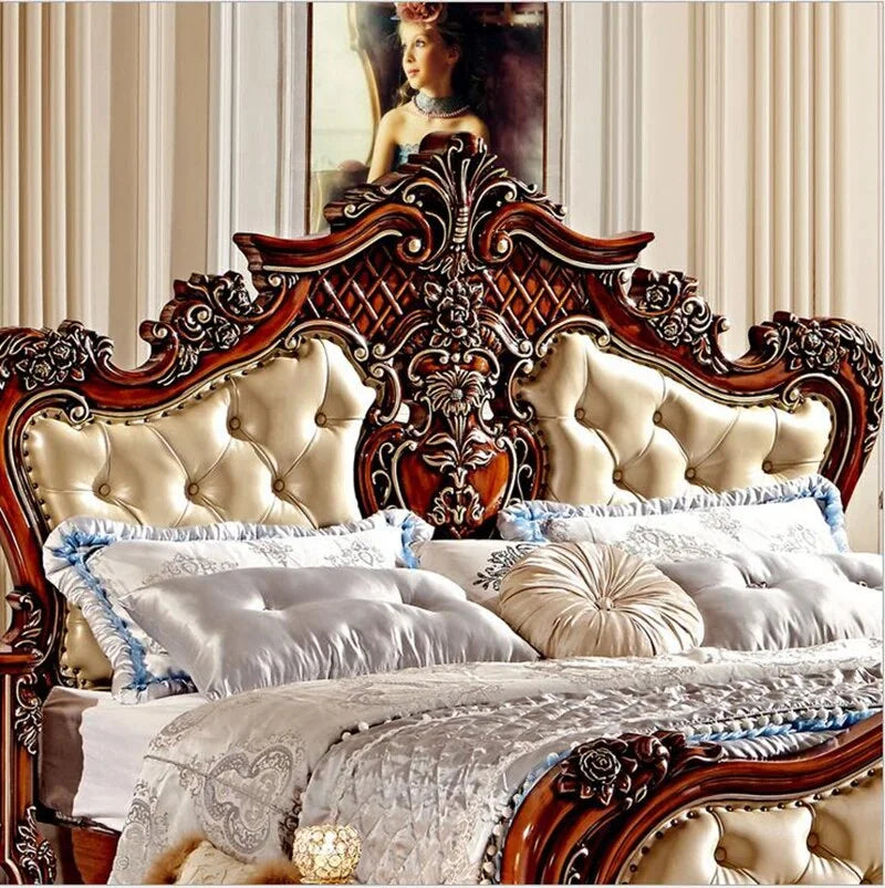 Solid Wood Bed M7812