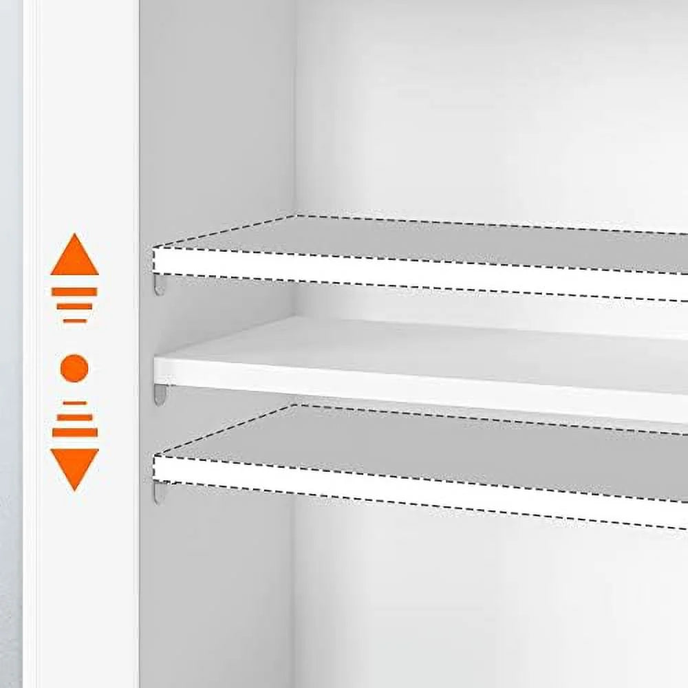 Over The Toilet Tempered Glass Cabinet with Toilet Rack T180356