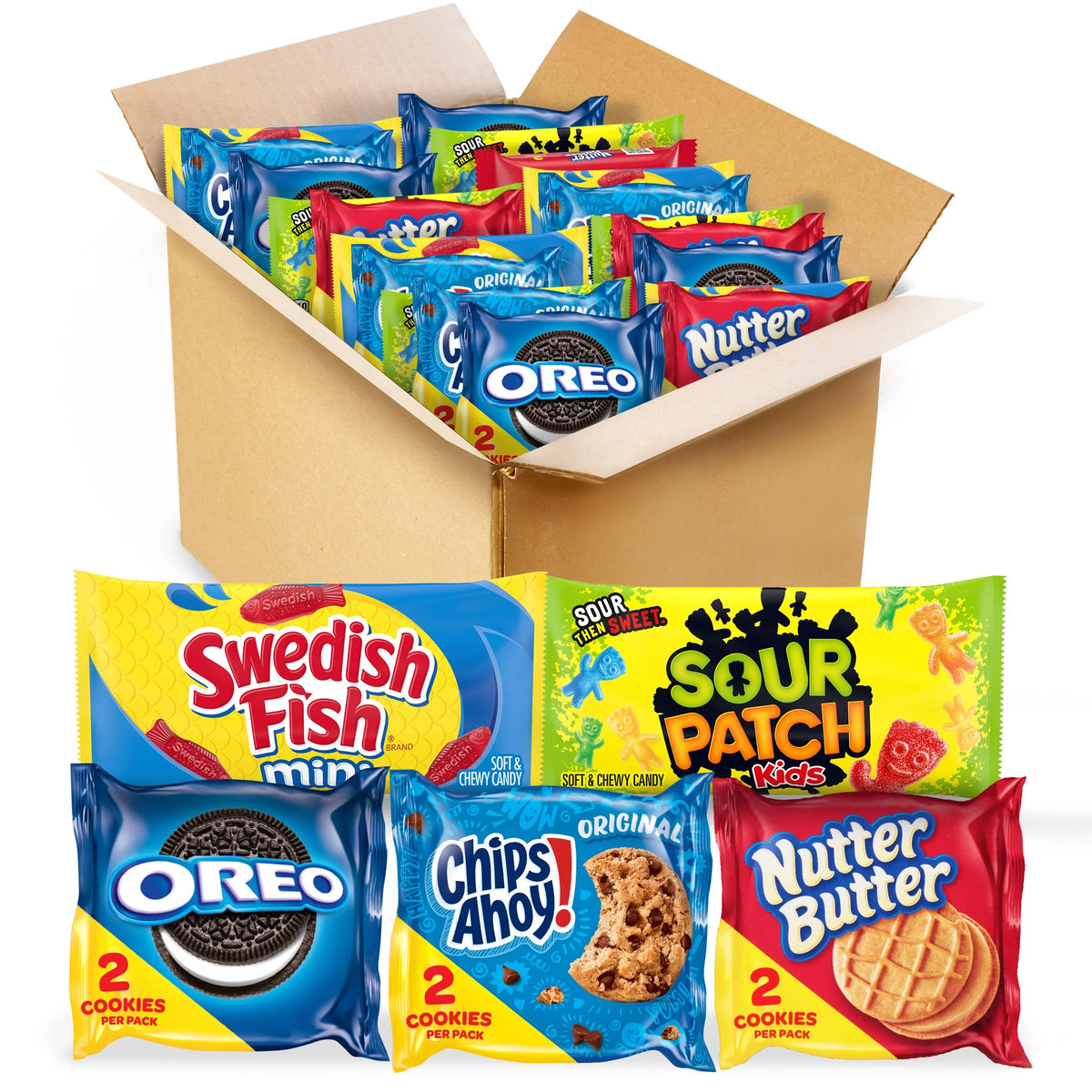 Cookies and Candy Variety Pack, 40 Snack Packs V607