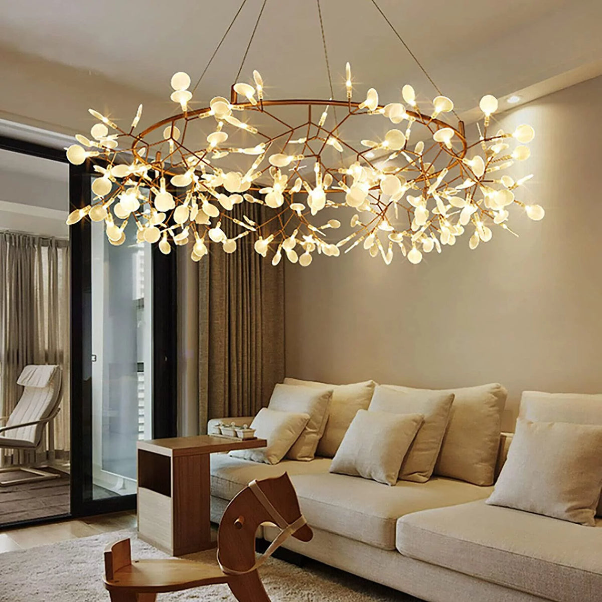 135 Heads Acrylic LED Chandelier Pendant Light Q2208