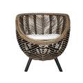 Brown Rattan Accent Chair C147