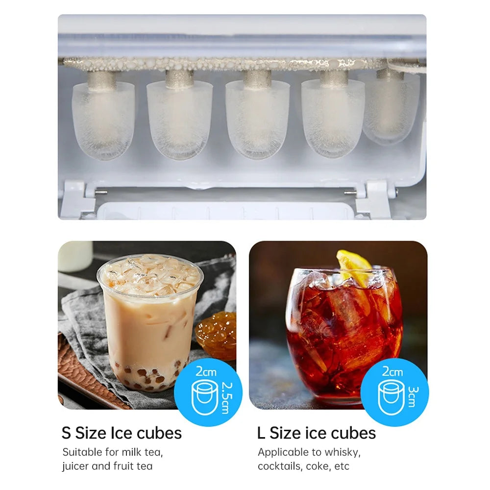 Countertop Ice Maker, 26lbs/24Hrs, Self-Cleaning B4540