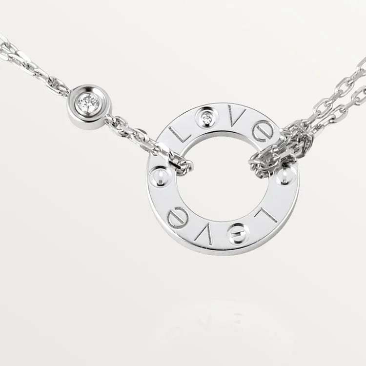 Necklace with 2 Diamonds N668047