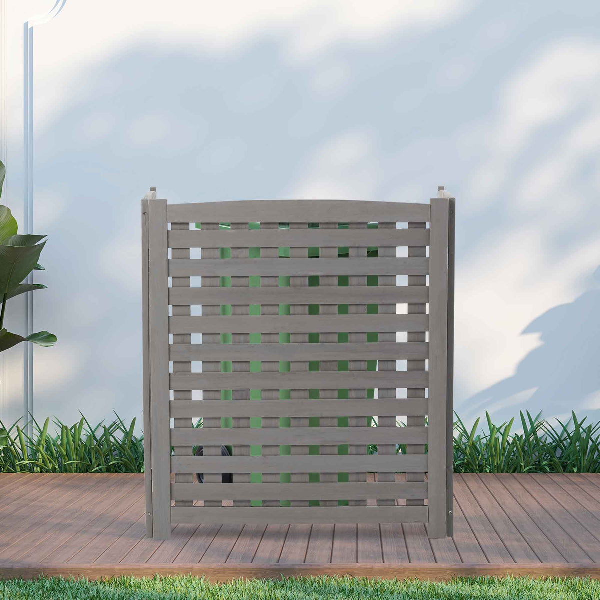 Cedar Privacy Fence Screen 3 Panels I565321