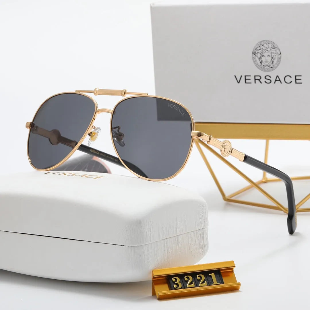 Oval Double Bridge Polarized Sunglasses Q675