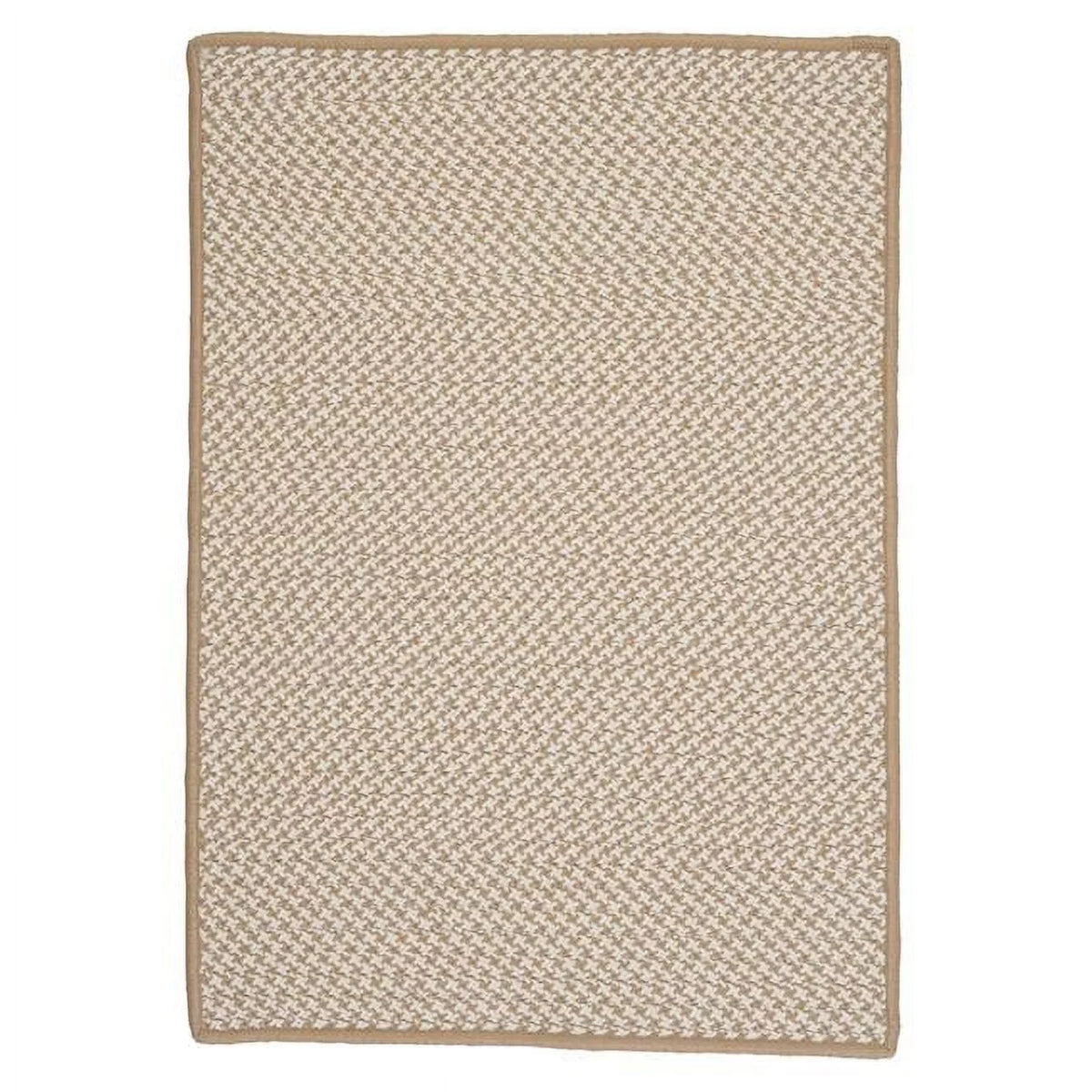 9 ft. Outdoor Houndstooth Tweed Square Rug D2228