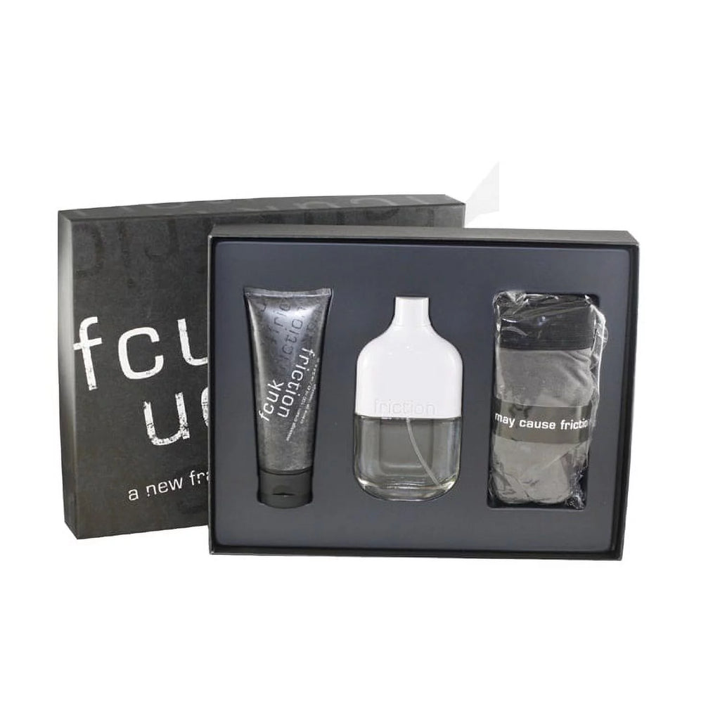 3.4 oz EDT Men's Cologne + Massage Cream + Underwear Set D2714
