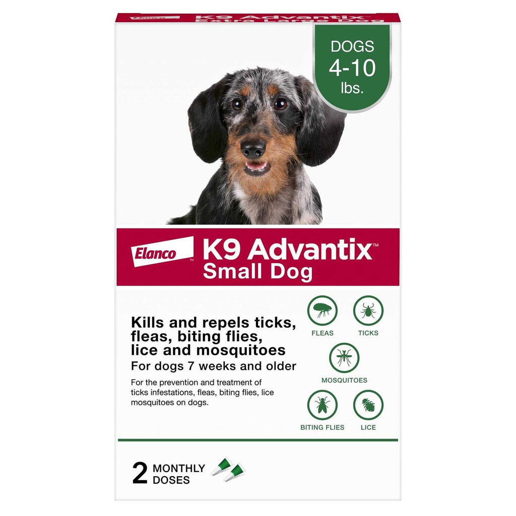 Flea Tick & Mosquito Prevention for Small Dogs 4-10 lbs Y808886