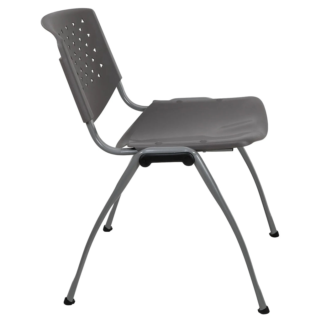 Gray Plastic Stack Chair N99775