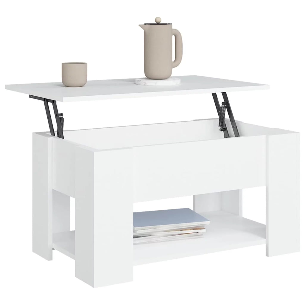 White Engineered Wood Coffee Table T214842