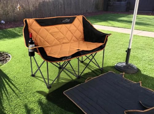 Oversized Fully Padded Folding Camping Chair Black E1471