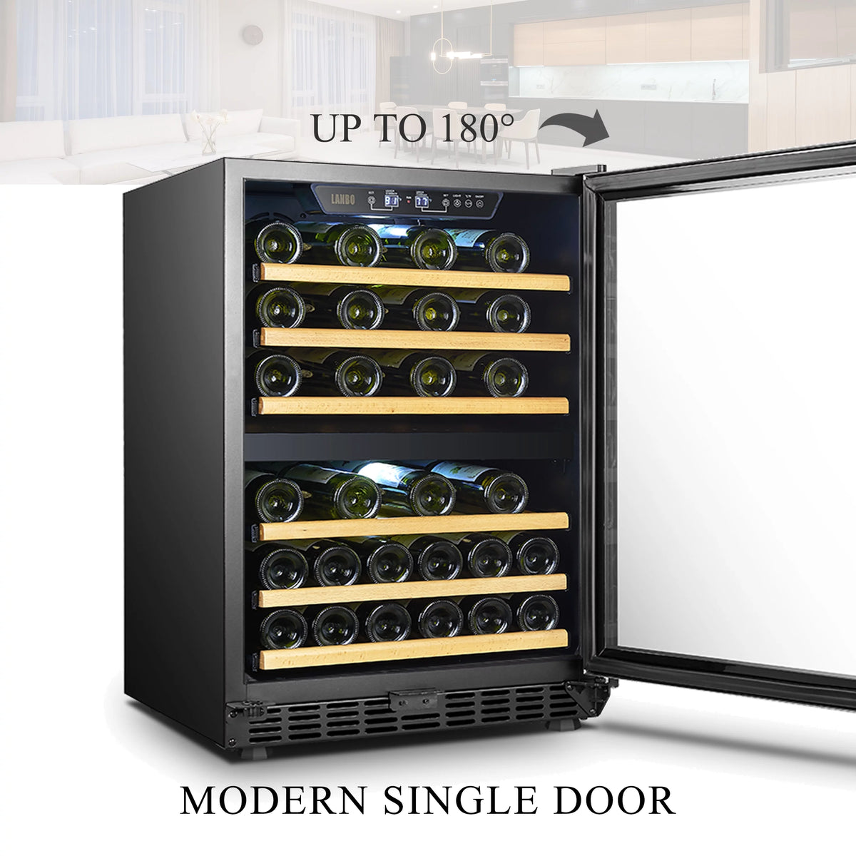 24 inch 44 Bottle Dual Zone Wine Cooler O9251