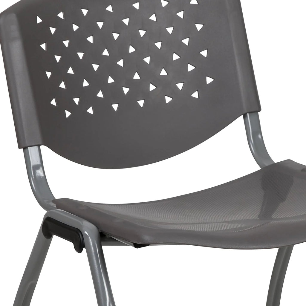 Gray Plastic Stack Chair N99775
