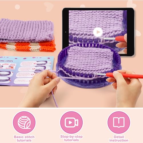 Knit Hat Scarf Knitting Loom Kit G32154