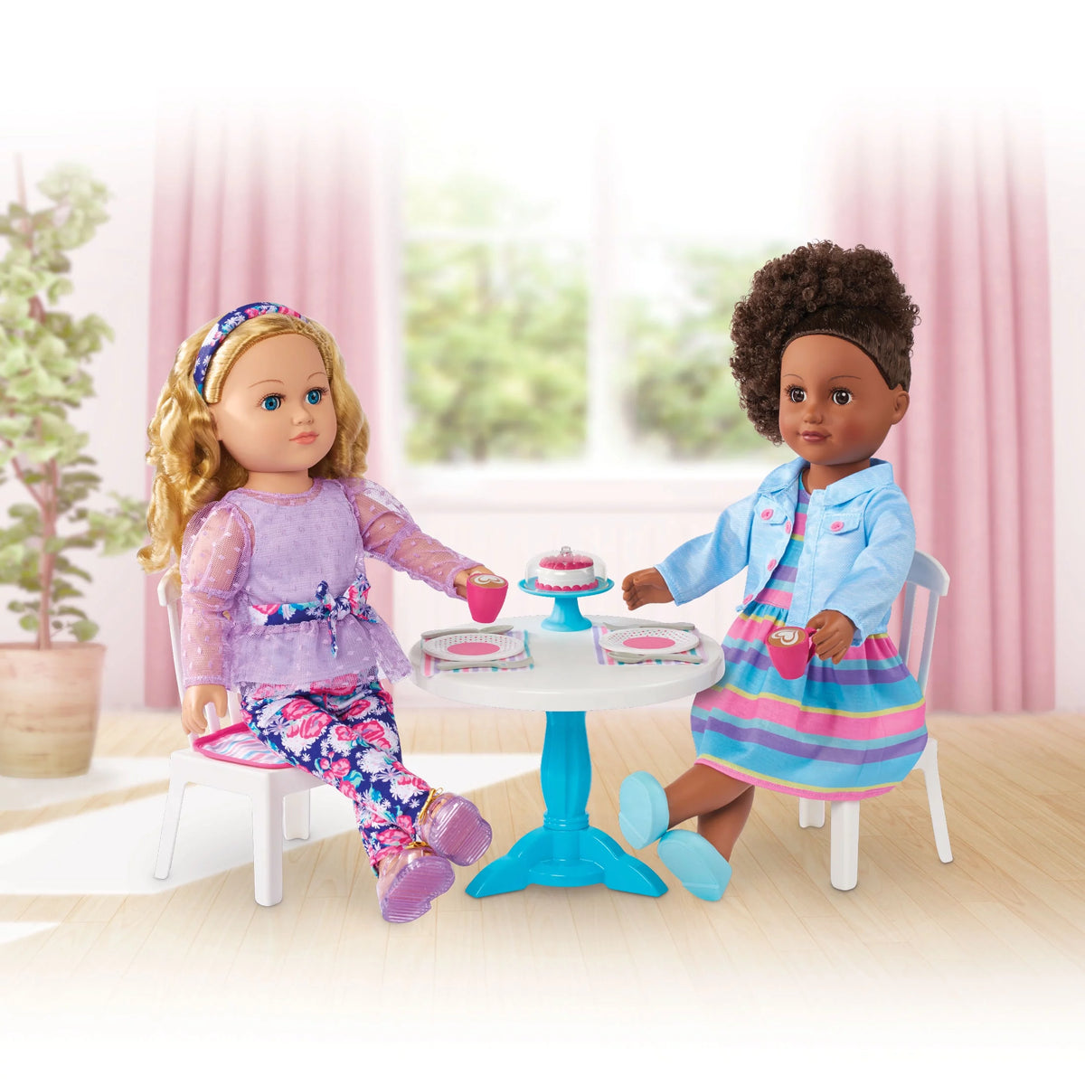 15 Piece Dining Room Play Set for 18 Inch Dolls Y53012