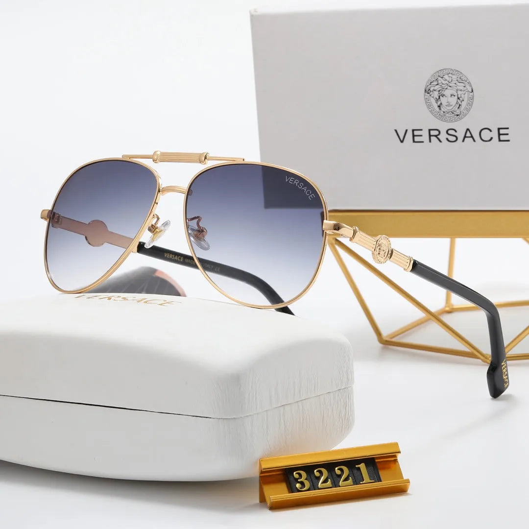 Oval Double Bridge Polarized Sunglasses Q675