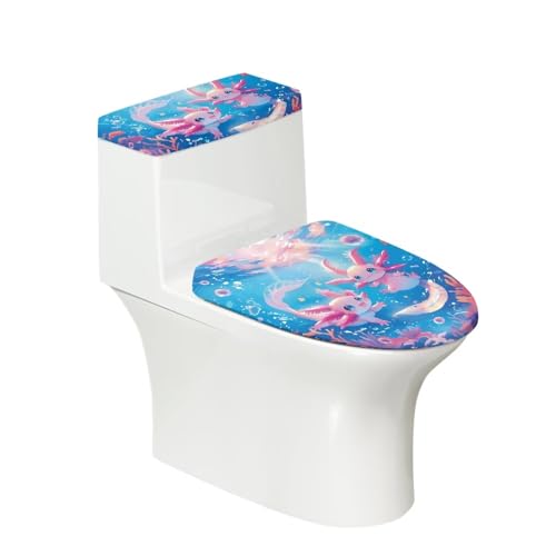 Red Christmas Toilet Seat Cover & Tank Cover Set 2Pcs B78035