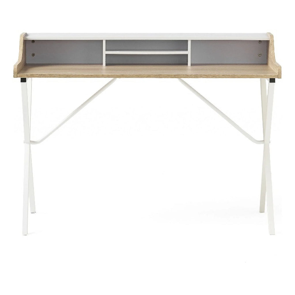Oak and White Computer Desk I5775