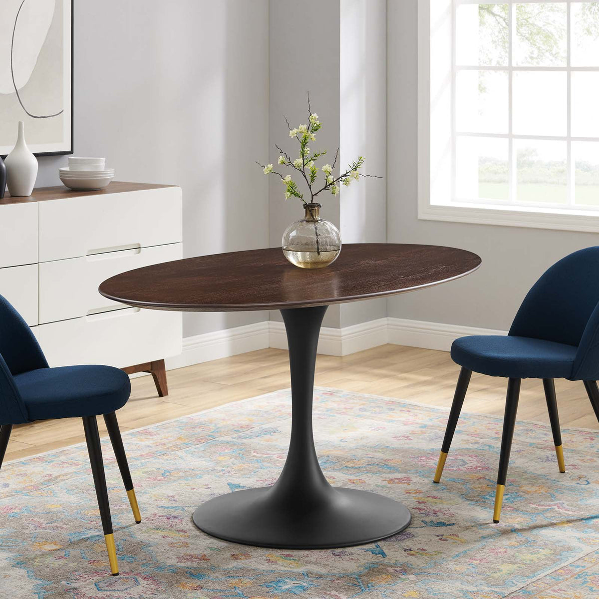 Oval Wood Dining Table U83566