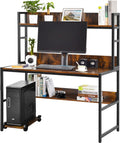 48" Computer Desk with Bookshelf & CPU Stand S606919