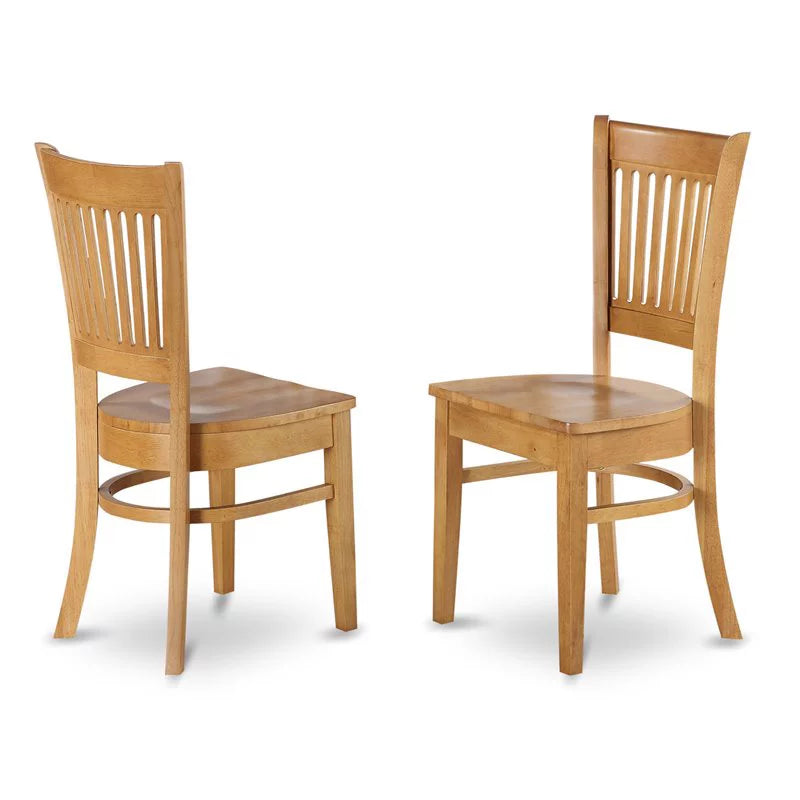5-piece Oak Wood Table and Dining Chair Set S73486
