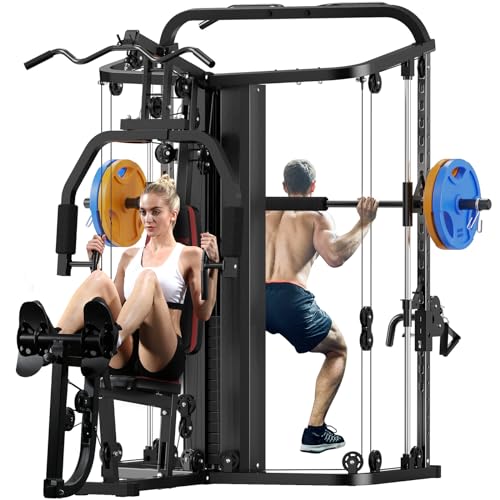 Home Gym System Workout Station with 138LB Weight Stack S81798