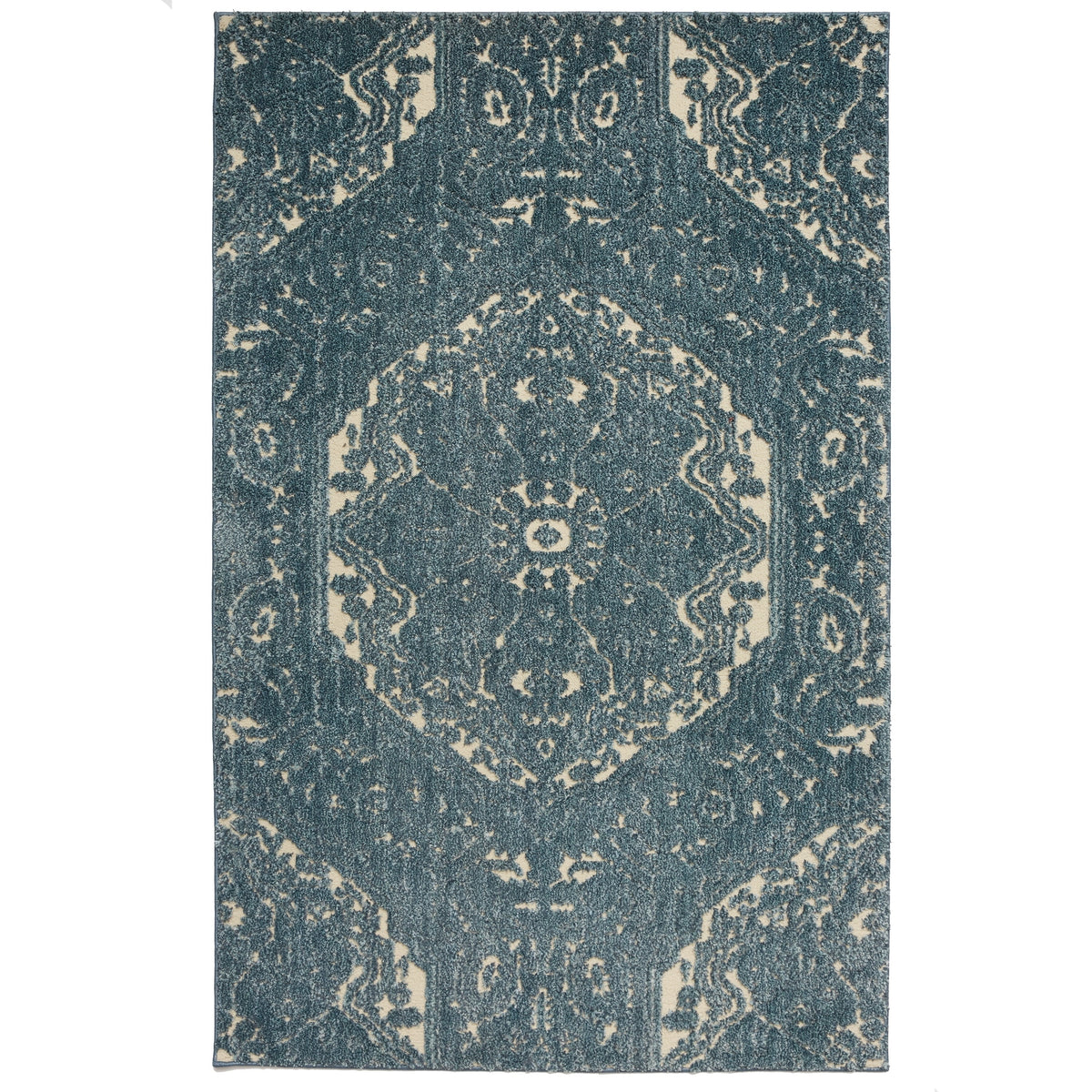 Blue 5' x 8' Area Rug Z482889