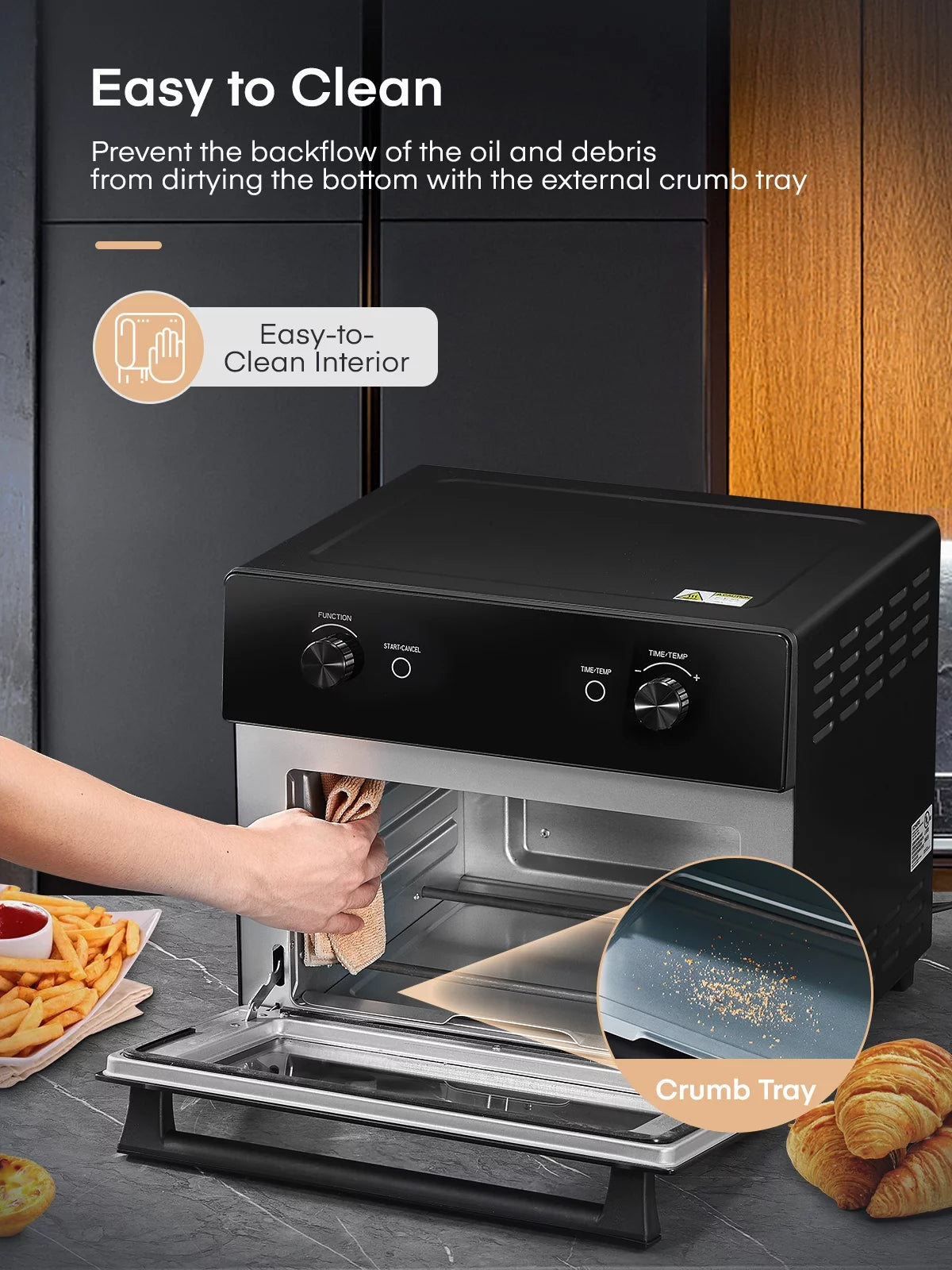 20QT Convection Air Fryer Toaster Oven Combo D587