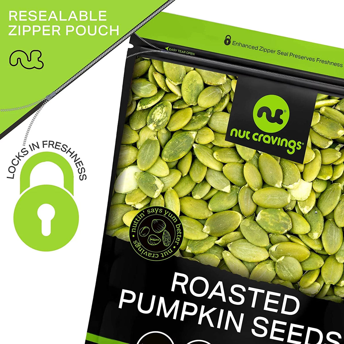 Roasted Unsalted Pumpkin Seeds 3 lbs P88806