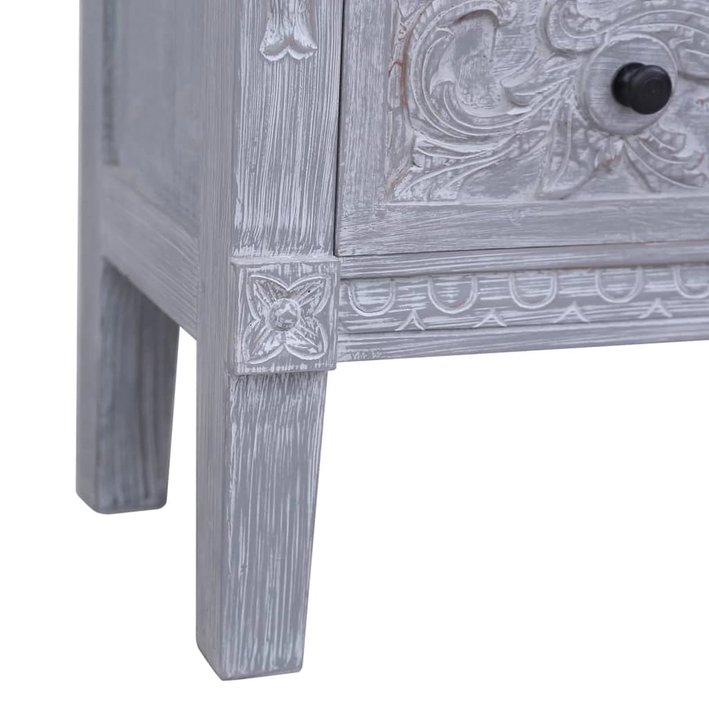 Mahogany Wood Storage Cabinet with 2 Drawers X502