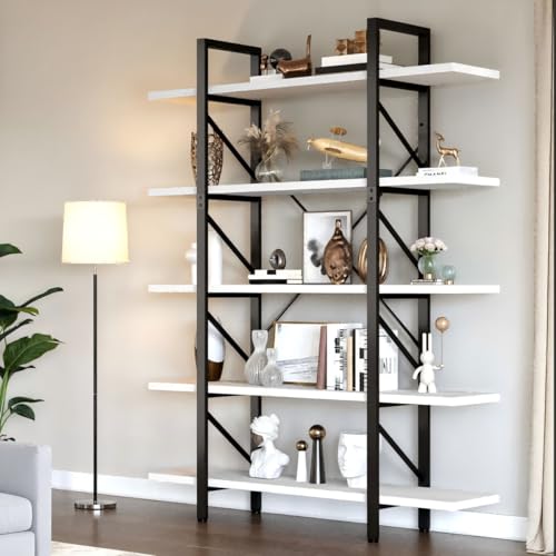5 Tier Gold Bookshelf W669