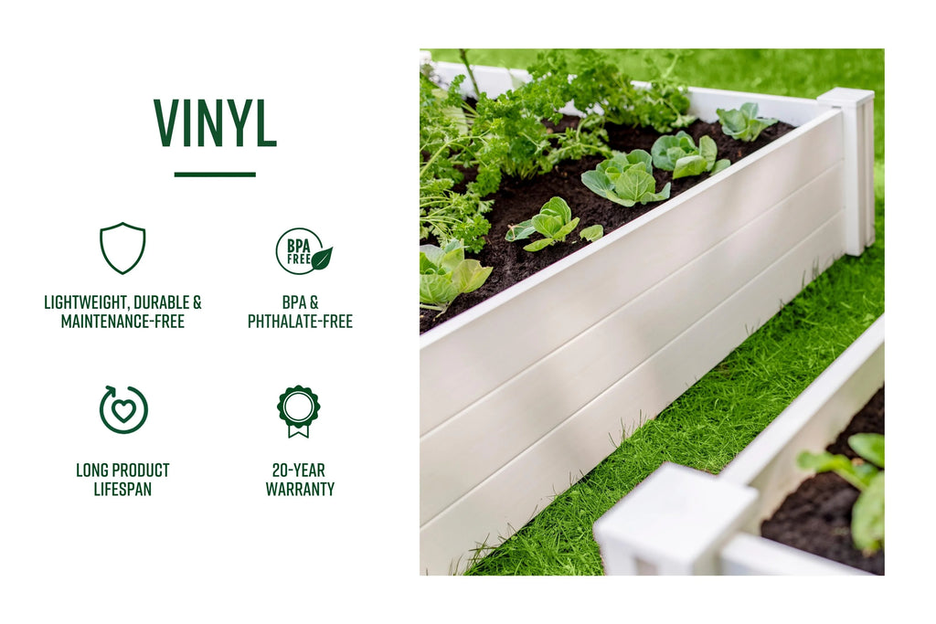 White Vinyl Trellis J394