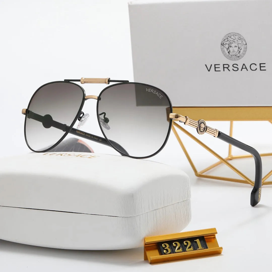 Oval Double Bridge Polarized Sunglasses Q675