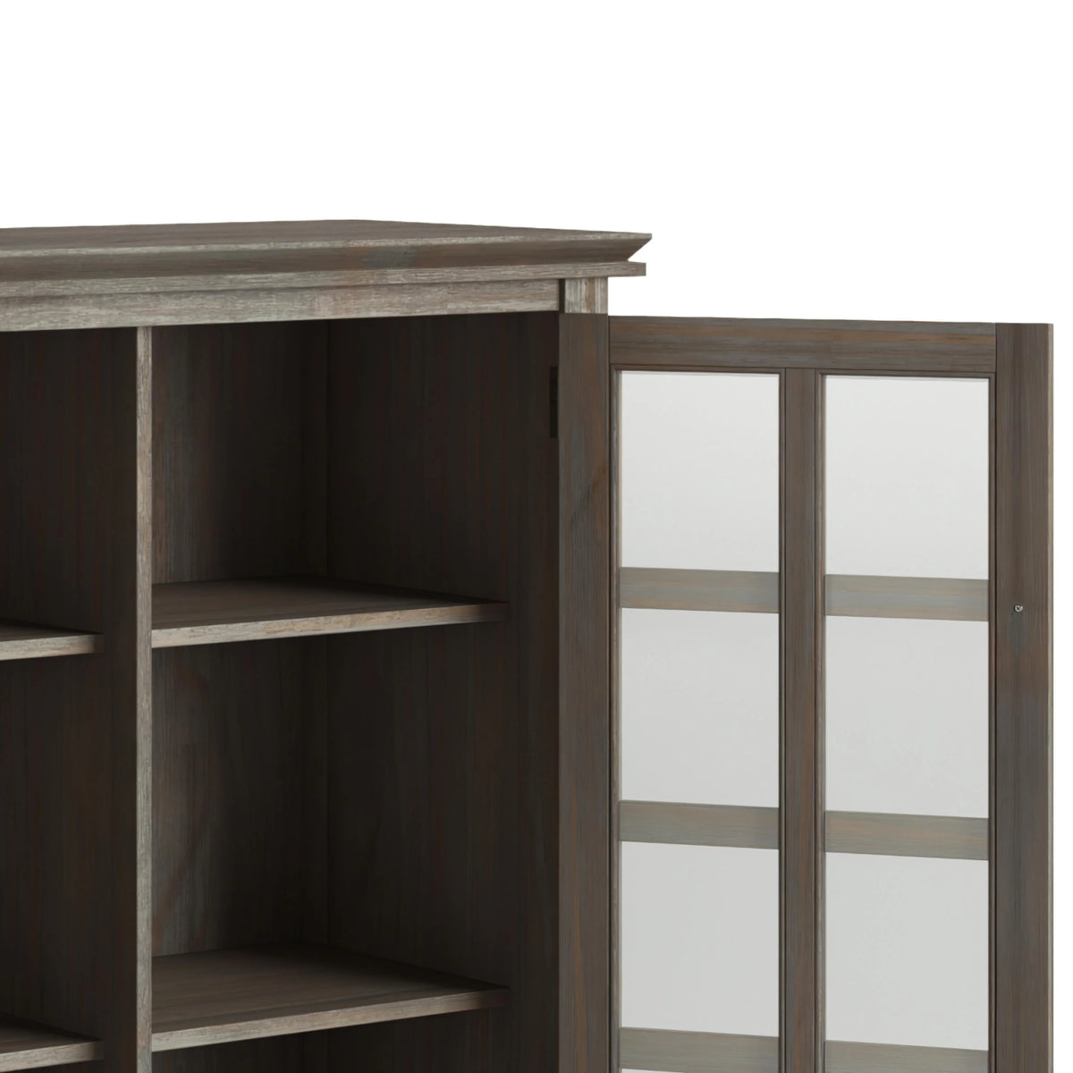 Solid Wood 38 inch Wide Storage Cabinet H1953