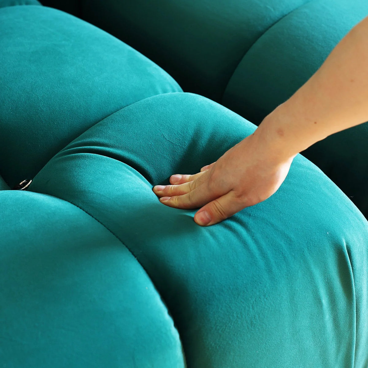 Green Modular Sectional Sofa B348