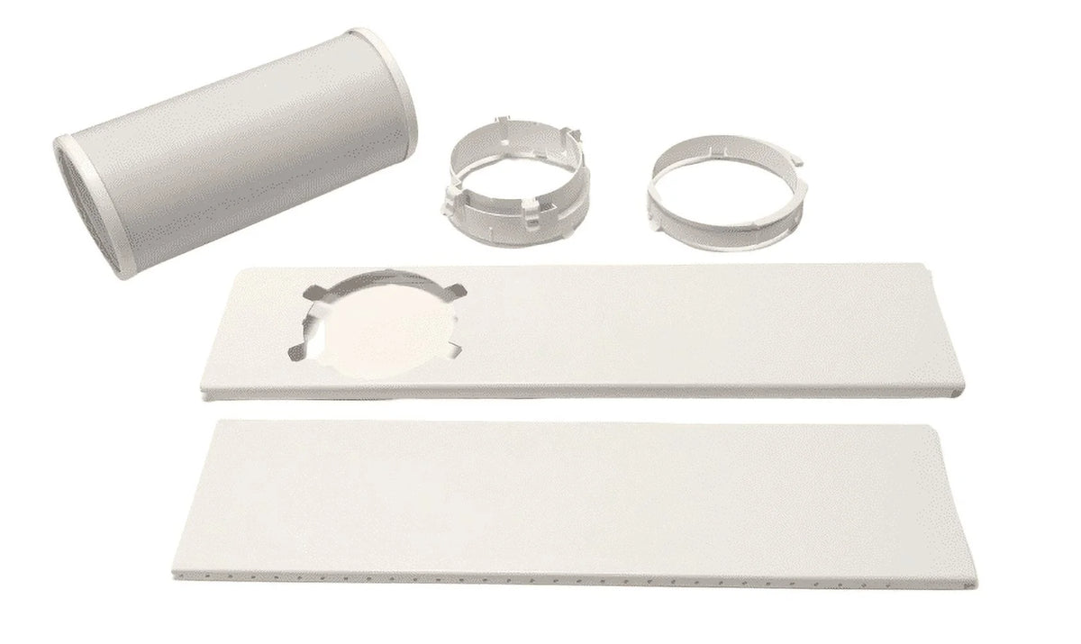 White Window Air Conditioner Exhaust Kit Q50648