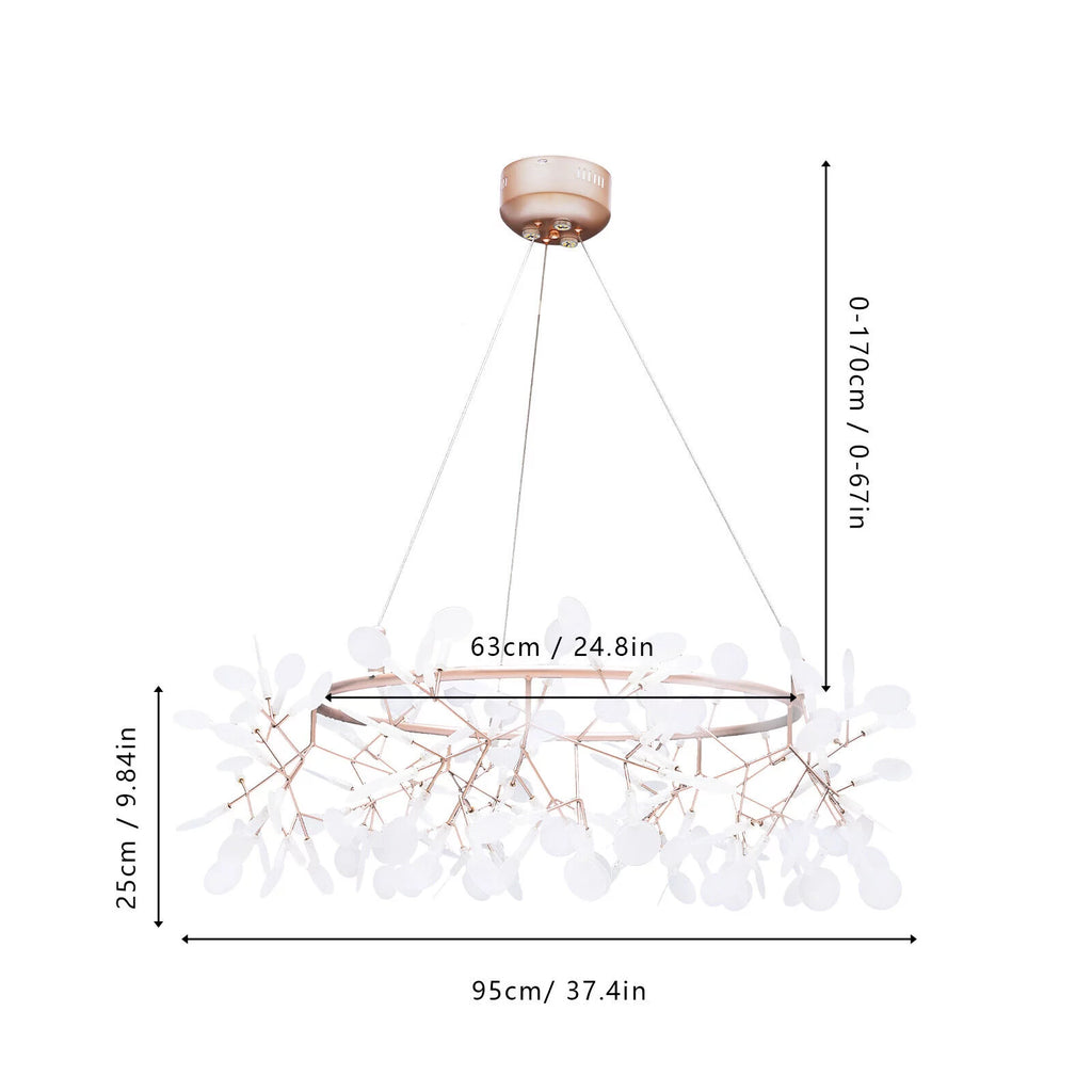 135 Heads Acrylic LED Chandelier Pendant Light Q2208