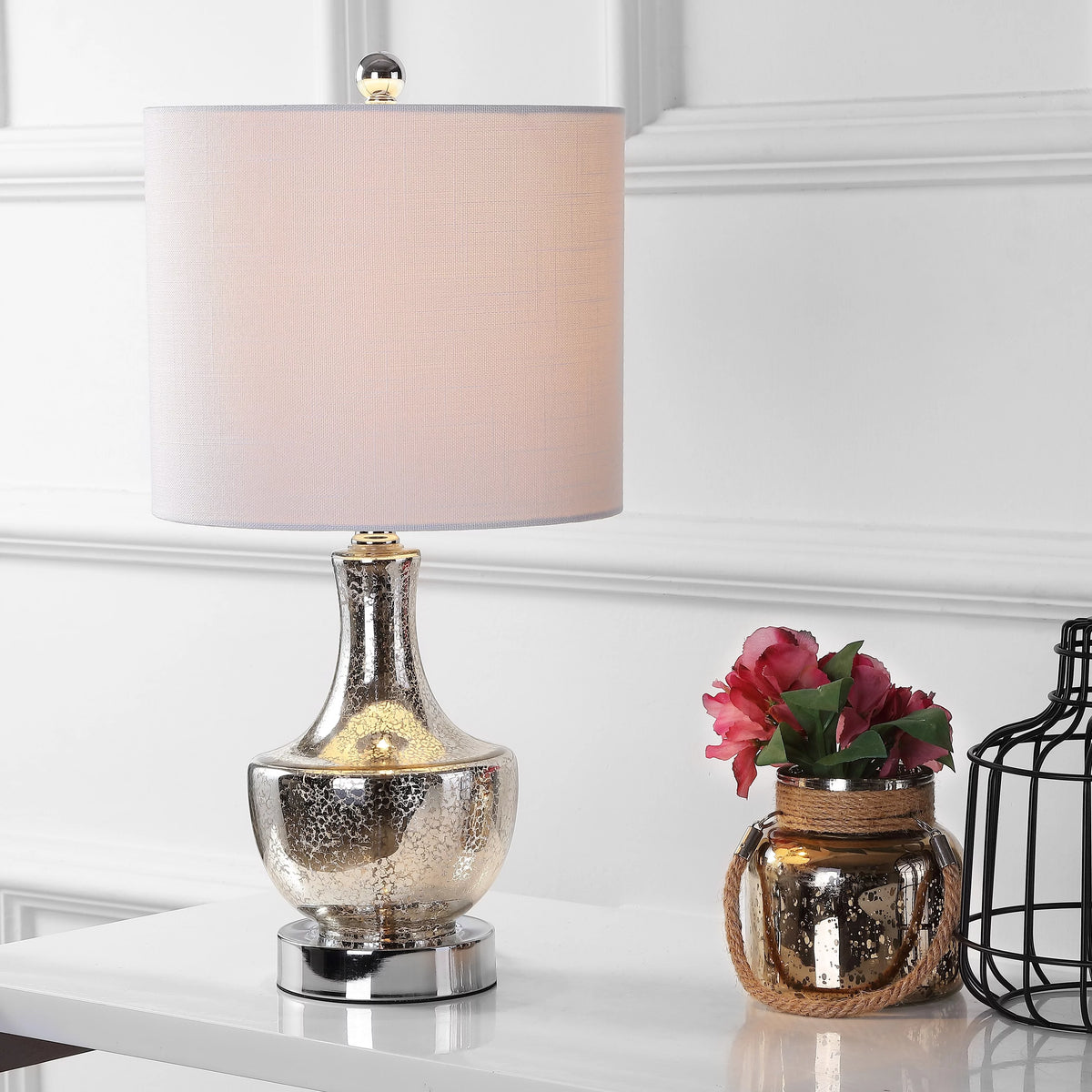 20" Mini Glass LED Table Lamp E85875