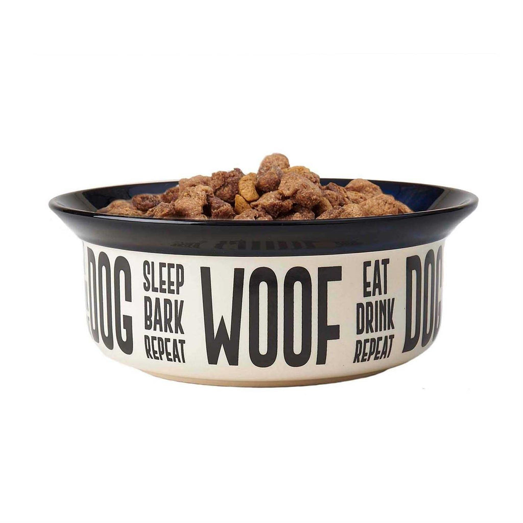 Stoneware Dog Bowl W31868