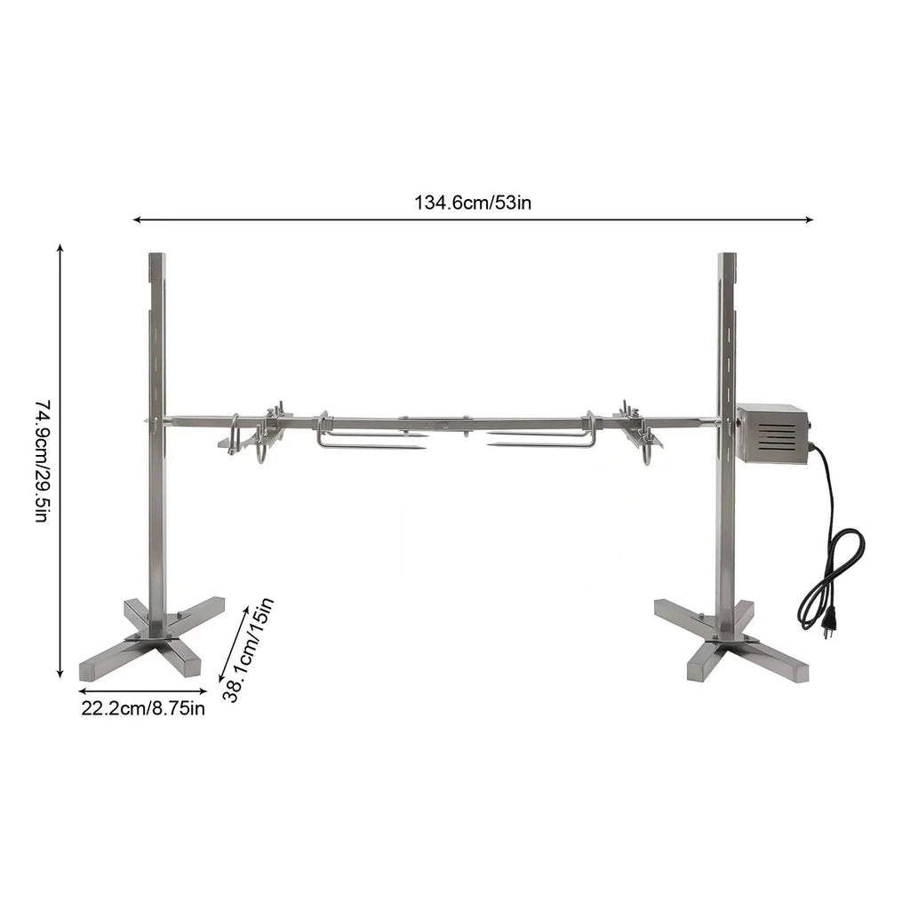 66lbs Large Grill Rotisserie Kit X927