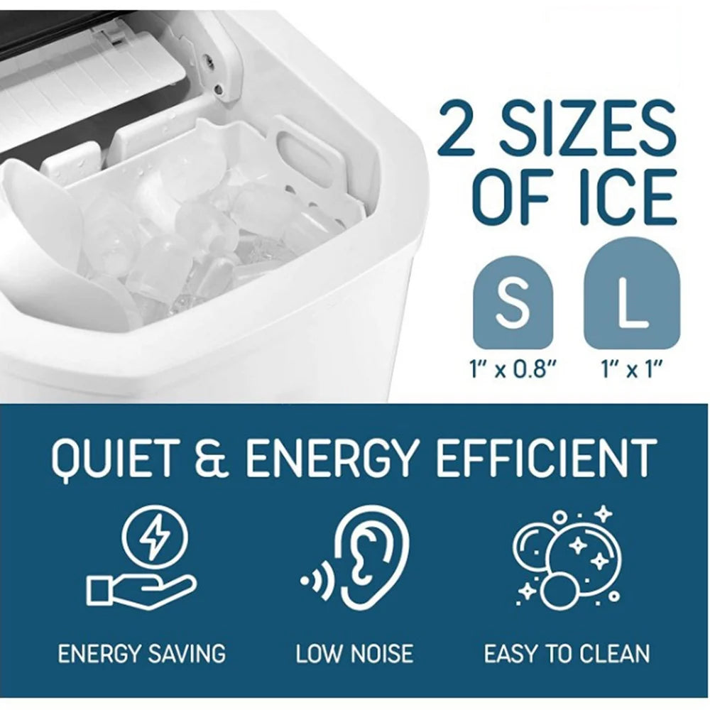 Countertop Ice Maker, 26lbs/24Hrs, Self-Cleaning B4540