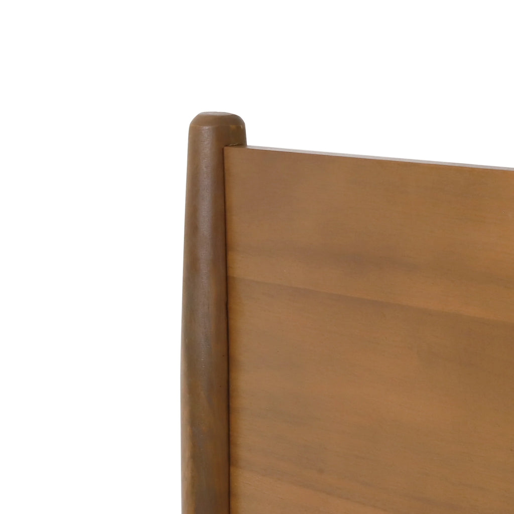 Mid Century Wood Bed D26592