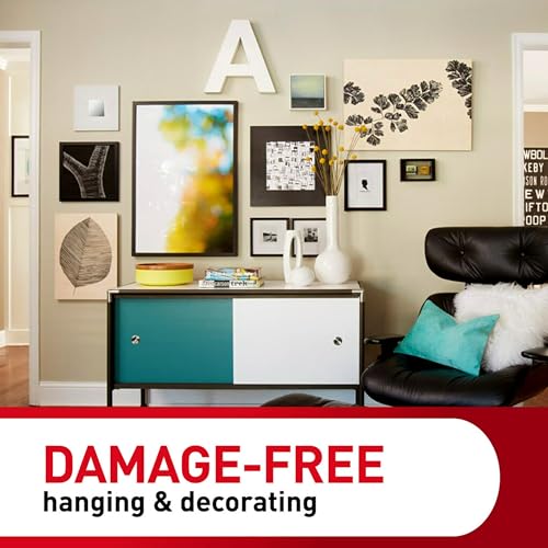 White Large Picture Hanging Strips, 14-Pairs U467946